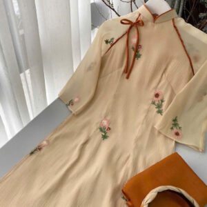 Áo Dài Cotton & Voan – ADCV028