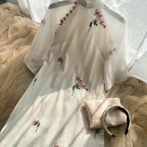 Áo Dài Cotton & Voan – ADCV029