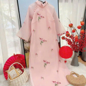 Áo Dài Cotton & Voan – ADCV034