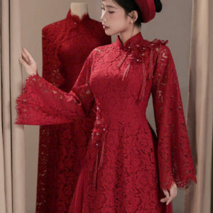 Áo Dài Cưới - ADC058